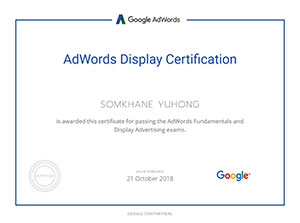 Google Display Network Certification